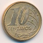 Brazil, 10 centavos, 2003–2018