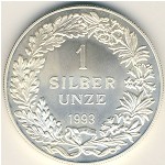Швейцария, 1 унция (1990–2000 г.)