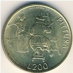 San Marino, 200 lire, 1997