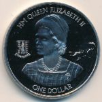 Virgin Islands, 1 dollar, 2016