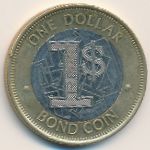 Зимбабве, 1 доллар (2016–2017 г.)