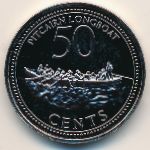 Острова Питкэрн, 50 центов (2009–2010 г.)