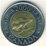 Canada, 2 dollars, 2000