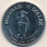 Canada., 1 dollar, 1975