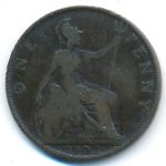 Великобритания, 1 пенни (1902 г.)