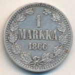 Finland, 1 markka, 1864–1870