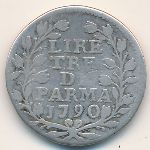 Парма, 3 лиры (1790–1795 г.)
