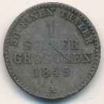 Вальдек-Пирмонт, 1 грош (1842–1845 г.)