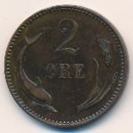 Дания, 2 эре (1891 г.)