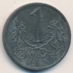 Богемия и Моравия, 1 крона (1943 г.)