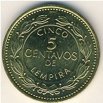 Гондурас, 5 сентаво (1995–2007 г.)