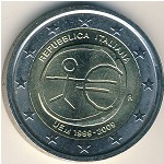 Италия, 2 евро (2009 г.)