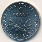 France, 1 franc, 1960–2001
