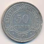 Британский Гондурас, 50 центов (1906–1907 г.)