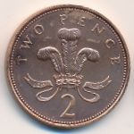 Great Britain, 2 pence, 1998–2008