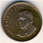 ЮАР, 1 цент (1968 г.)