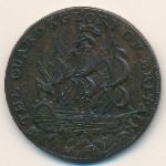 , 1/2 penny, 1795