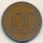 Angola, 100 kwanzas, 1991