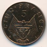 Руанда, 5 франков (1964 г.)