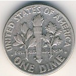 USA, 1 dime, 1946–1964
