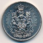 Канада, 50 центов (1990–1996 г.)