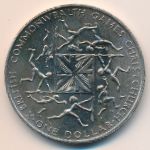 Новая Зеландия, 1 доллар (1974 г.)