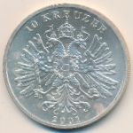 Австрия., 10 крейцеров (2001–2002 г.)