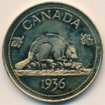 Canada., 1 crown, 1936