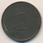 Ceylon, 17 cents, 1873