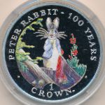 Gibraltar, 1 crown, 2002