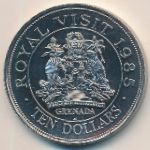 Гренада, 10 долларов (1985 г.)