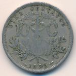 Боливия, 10 сентаво (1895 г.)
