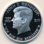 Виргинские острова, 10 долларов (2003 г.)