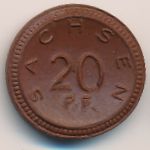 Саксония., 20 пфеннигов (1921 г.)