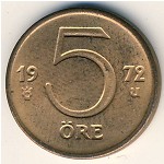 Швеция, 5 эре (1972–1973 г.)