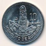 Guatemala, 10 centavos, 1986–1994