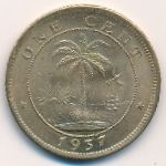 Либерия, 1 цент (1937 г.)