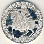 Austria, 500 schilling, 1986