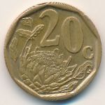 South Africa, 20 cents, 2008–2021