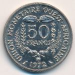 Западная Африка, 50 франков (1972 г.)
