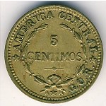 Коста-Рика, 5 сентимо (1920–1941 г.)