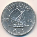 Fiji, 1 shilling, 1934–1936