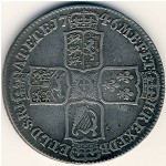 Великобритания, 1/2 кроны (1745–1746 г.)