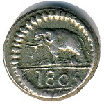 Цейлон, 24 стивера (1803–1809 г.)