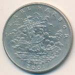 Liberia, 5 dollars, 2001