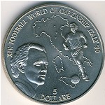 Niue, 5 dollars, 1990