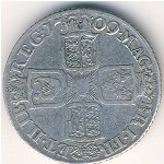 Great Britain, 1 shilling, 1707–1711