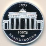 Франция, 100 франков - 15 экю (1993 г.)