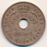 Британская Западная Африка, 1 пенни (1956–1958 г.)