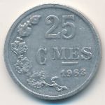 Luxemburg, 25 centimes, 1954–1967